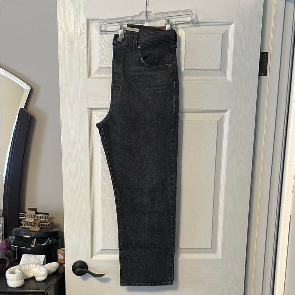 Levi’s Ribcage Straight Ankle Dark Grey 31